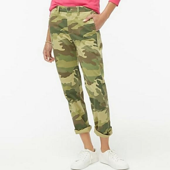 J. Crew Pants - J. Crew Camouflage Chino Style Pants Women's size 0